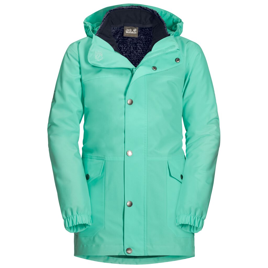 Jack Wolfskin ICY FALLS Vestes Enfant Vert - BJMXLET-39